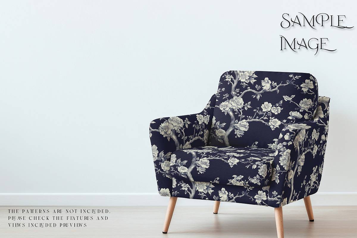 Armchair Upholstery Mockup, a Product Mockup by mock-ups (Photo 8 of 15)