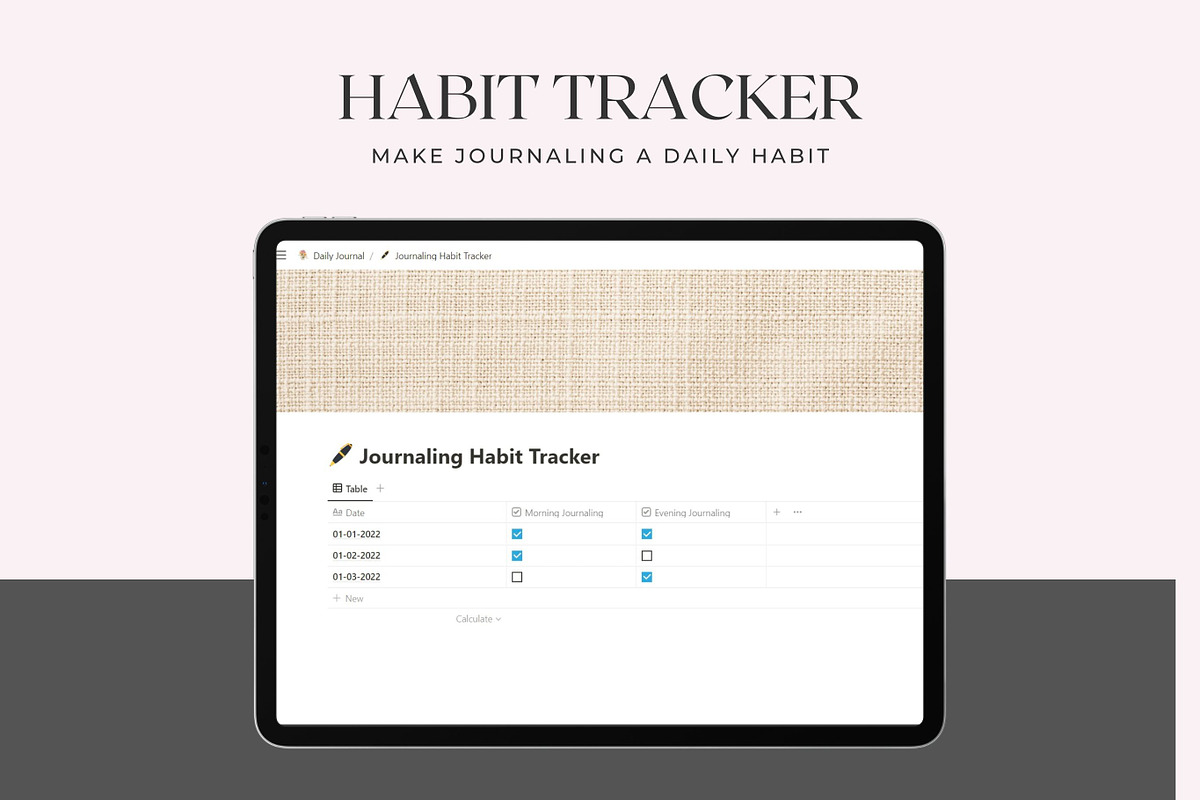 Journal Template for Notion, a Templates & Theme by AestheticOrganizer (Photo 6 of 9)