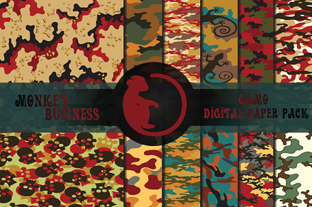 Fashionable camouflage patterns