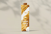 Juice Carton Mock-up, a Packaging Mockup by zippypixelstudio (Thumbnail 7 of 14)