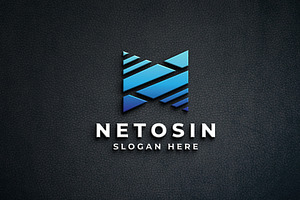 Geometric Letter N Logo, a Branding & Logo Template by Design_Planet