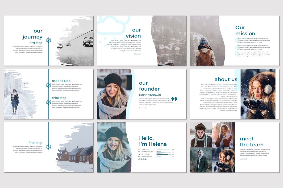 Invernu - Google Slides Template, a Presentation Template by inspirasign (Photo 4 of 5)