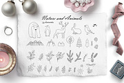 Christmas card map creator, a Seasonal Illustration by Alisovna (Thumbnail 4 of 12)