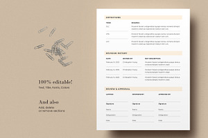 Operating Procedure Template, SOP