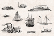 Transportation Engravings Set, an Illustration by Graphic Goods (Thumbnail 5 of 8)