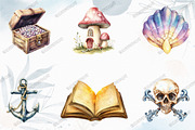 Peter Pan Watercolor Clipart, an Illustration by designcity5 (Thumbnail 3 of 5)