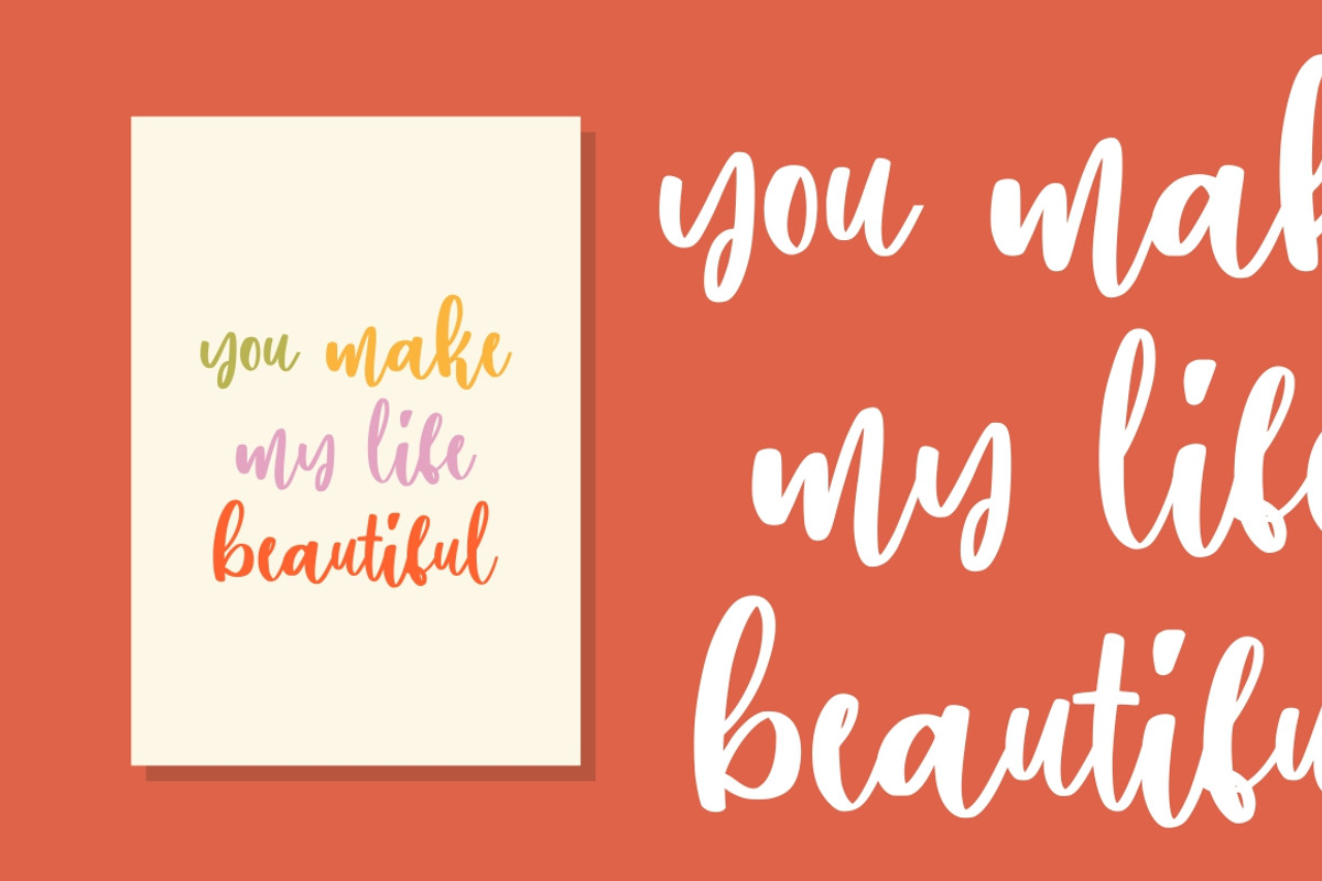 Hello August a Handwritten, a Script Font by Good Java Studio (Photo 2 of 9)