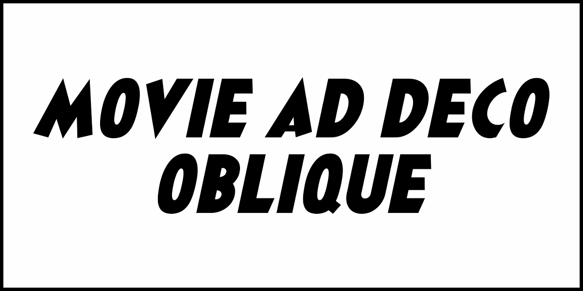 Movie Ad Deco JNL, a Sans Serif Font by Jeff Levine Fonts (Photo 4 of 5)