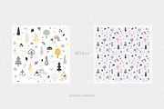 Wolf & Forest - Patterns & Posters, a Pattern Graphic by AllNikArt (Thumbnail 6 of 8)