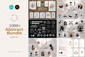 1000 Abstract Illustration BUNDLE