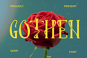 Gothen Serif Font, a Font by PutraCetol Studio (Thumbnail 1 of 5)
