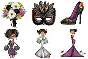 Watercolor New Year 2026 Clipart, an Illustration by CreationArt (Thumbnail 5 of 5)