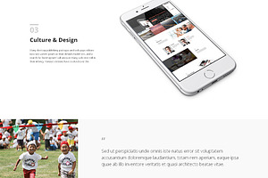 A Studio Responsive One Page Theme