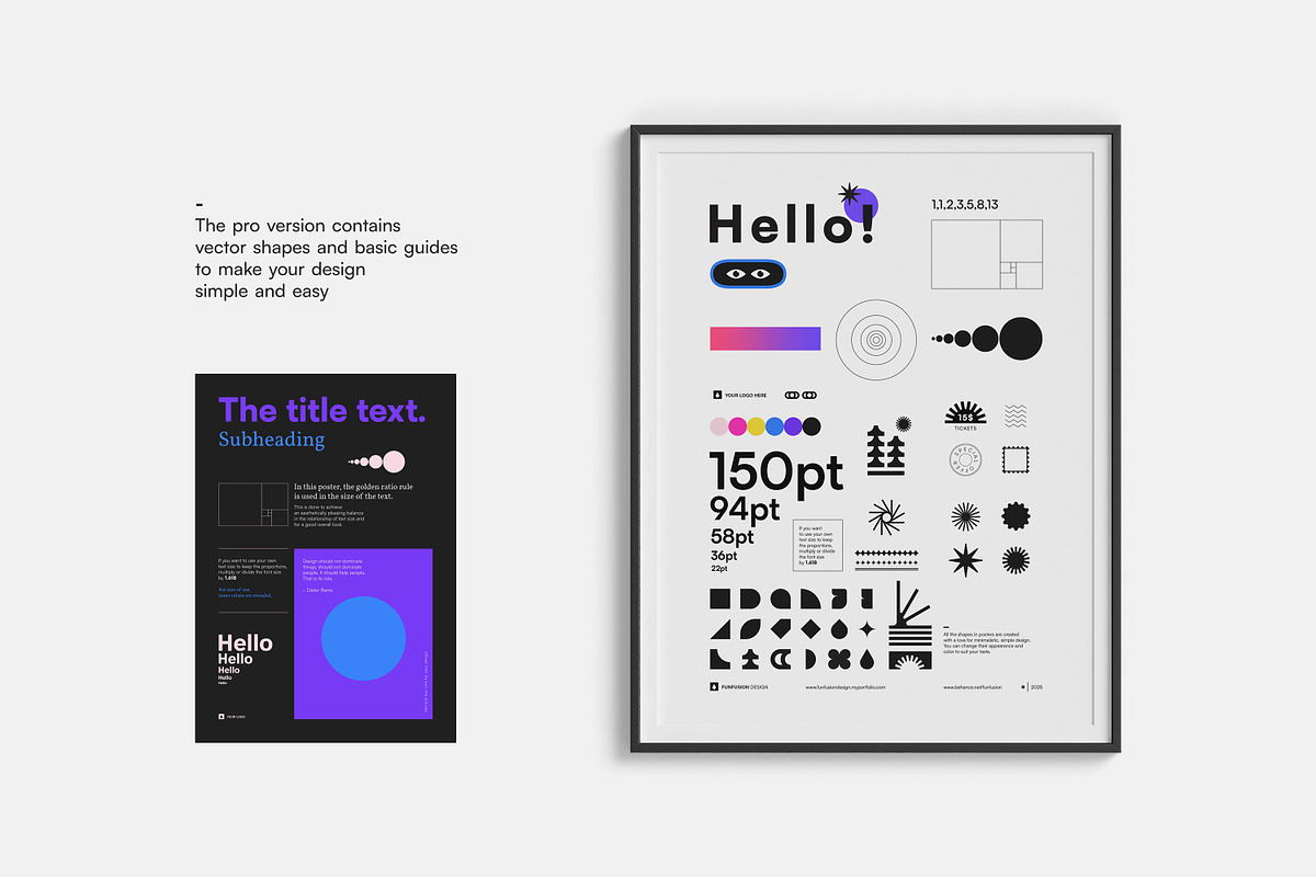 10 Swiss Style Poster Template, a Graphic by Fun Fusion Design (Photo 2 of 16)