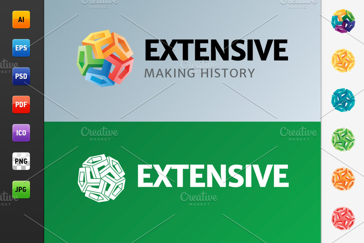 Extensive Logo, a Branding & Logo Template by Web Design Label (Photo 2 of 5)