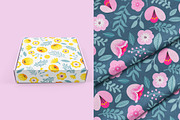 Vivid flowers clipart. Vector set., a Background Graphic by ElenKoss (Thumbnail 7 of 11)