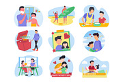 Father’s Day Vector Illustration, an Illustration by Vector Portal (Thumbnail 3 of 7)