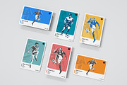 Trading Card Mockups, a Print Template by CreativeClick (Thumbnail 6 of 6)