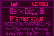 The Bat Cave font, a Font by weknow (Thumbnail 5 of 8)