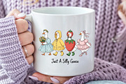 Just A Silly Goose PNG, an Illustration by Craft Nest (Thumbnail 4 of 6)