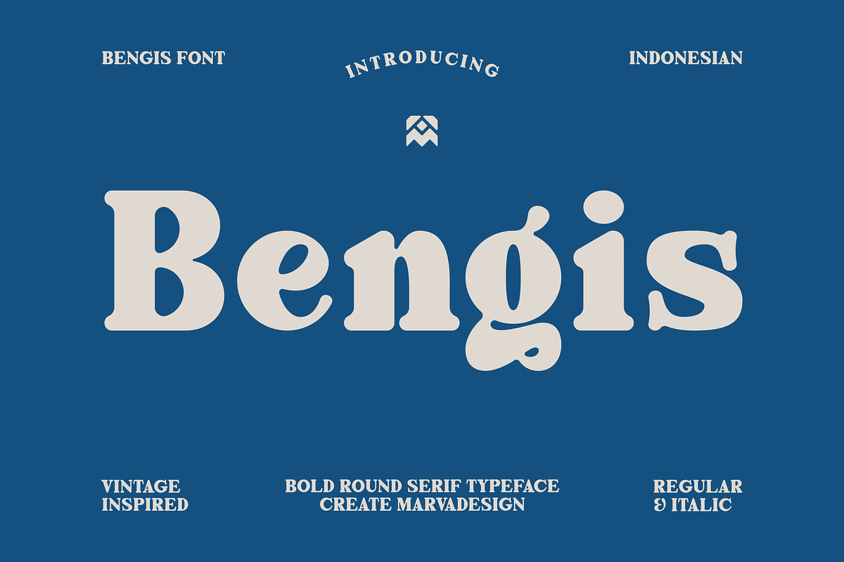 Bengis - Bold Serif Font, a Serif Font by Marvadesign (Photo 1 of 9)