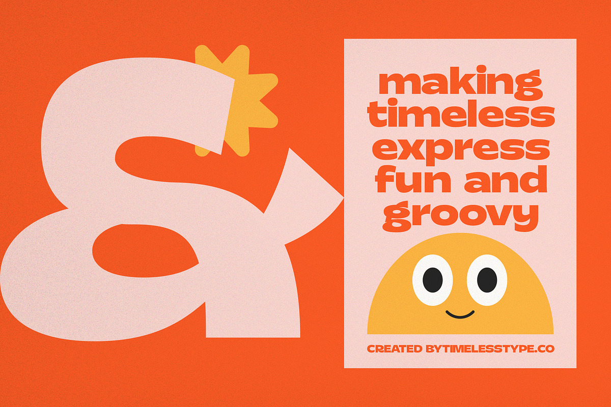 Bugky Groft - Bold Retro Sans, a Sans Serif Font by timelesstype.co (Photo 14 of 15)
