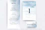 Watercolor Dusty Blue Wedding Suite, an Invitation Template by Kolorata Art (Thumbnail 3 of 5)