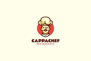 CappaChef – Vintage Chef Mascot Logo, a Branding & Logo Template by Artnivora.Std