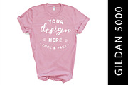 Gildan 5000 Mockup TShirt Bundle, a Shirt Mockup by lock and page (Thumbnail 18 of 22)