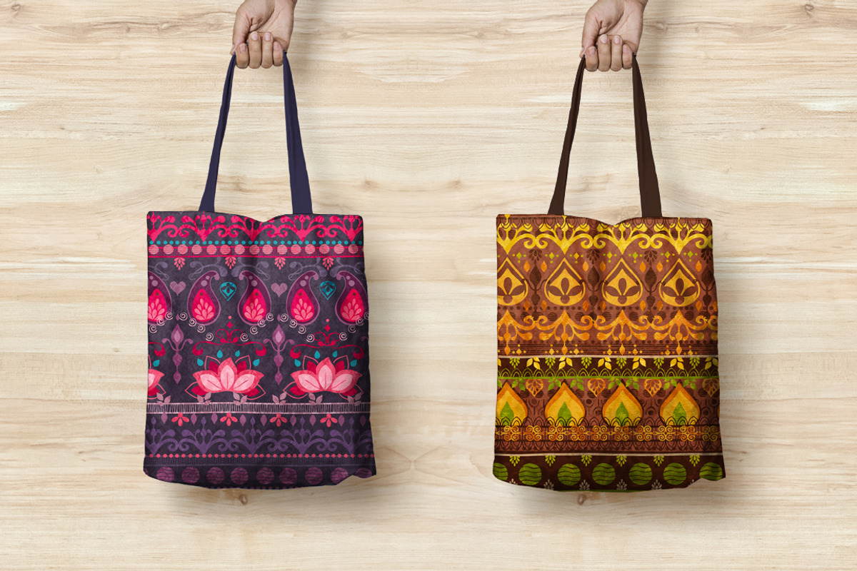 3.Tribal patterns, brushes and cards, a Pattern Graphic by SwetTS (Photo 3 of 6)