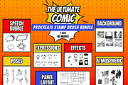 Ultimate Procreate Comic Brush Combo, a Brush Add-On by An Inkling Of Curry (Thumbnail 1 of 8)