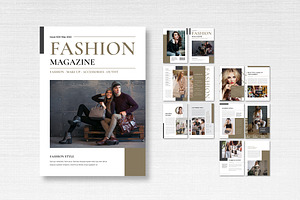 Magazine Template Fashion Theme