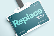 ID Card Holder Landscape Mockup, a Product Mockup by graphicook (Thumbnail 4 of 4)