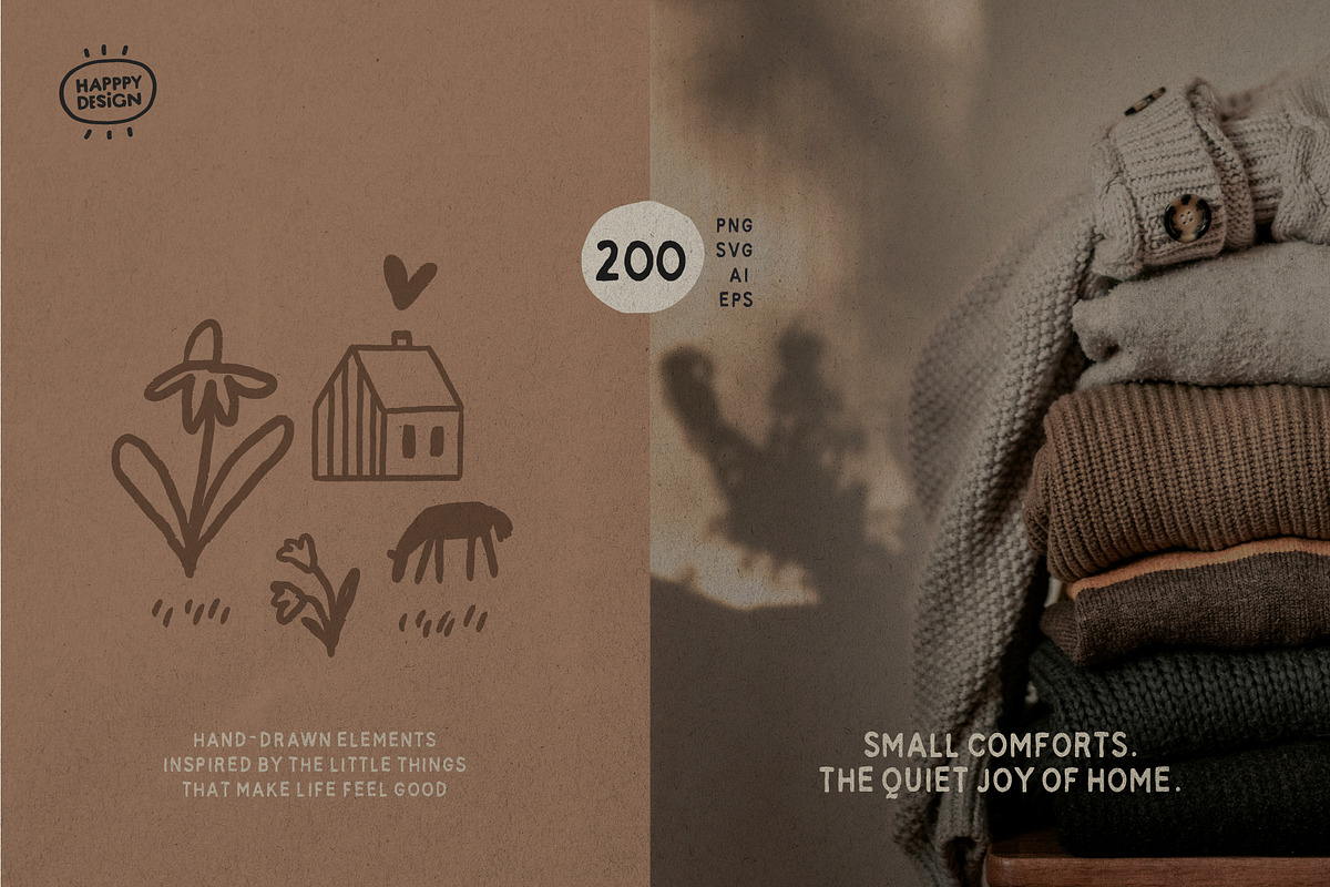 Slow Living Illustrations, an Object Illustration by happpydesign (Photo 8 of 14)