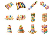 Montessori Toys, an Illustration by Design Market (Thumbnail 3 of 3)