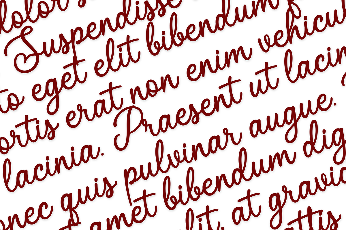 Cattalague a Script Font, a Script Font by Basnistudio (Photo 4 of 11)