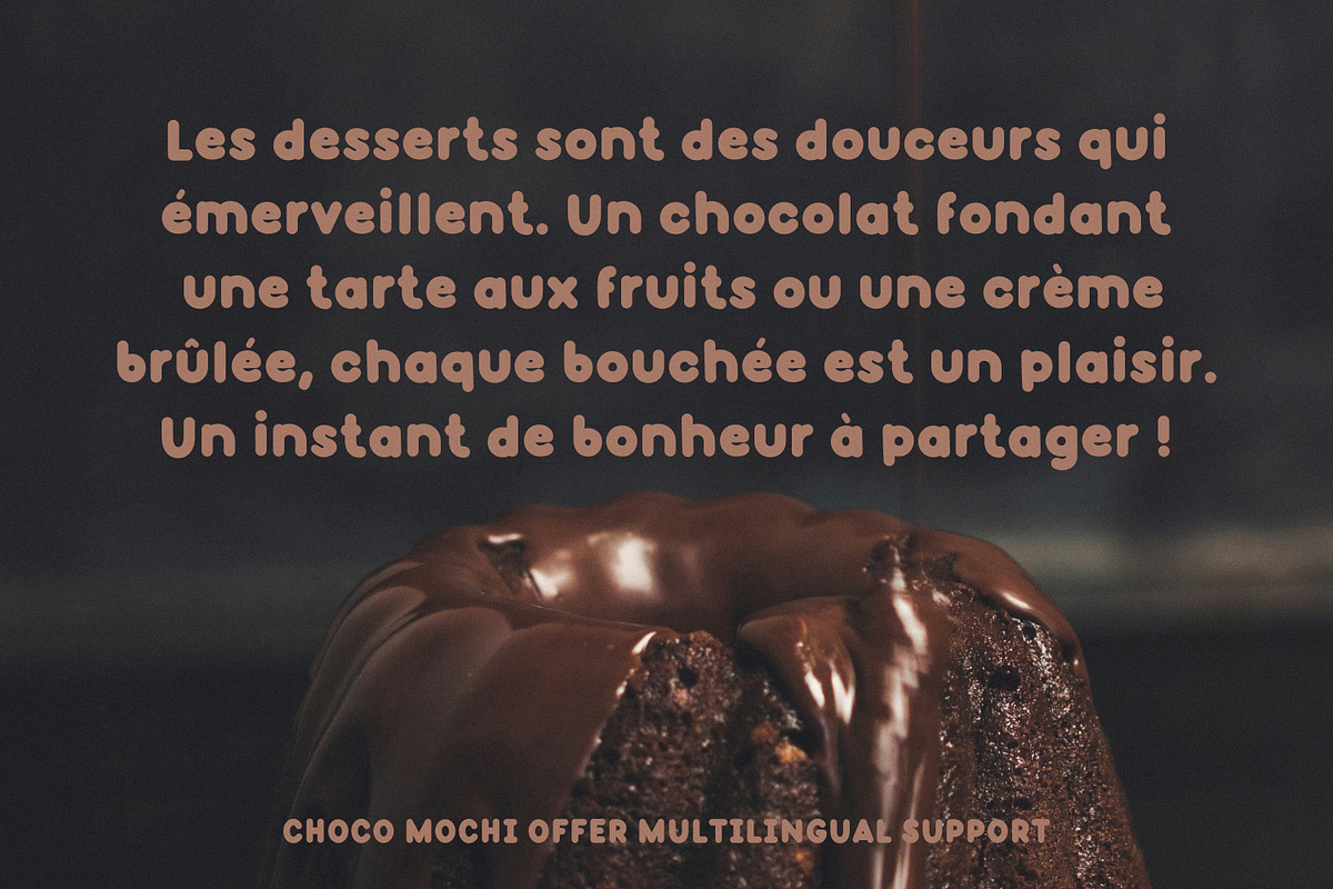 Choco Mochi | Cute Playful font, a Handwritten Font by AnMark (Photo 5 of 9)