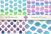 Seamless Watercolor Patterns #2, a Pattern Graphic by Patternalized (Thumbnail 3 of 4)