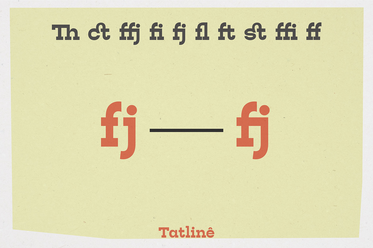 Tatline — Bold & Chunky Serif Font, a Serif Font by Eugene Tantsurin (Photo 6 of 11)