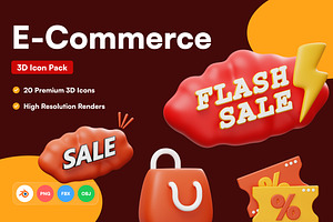 Ecommerce 3D Icon