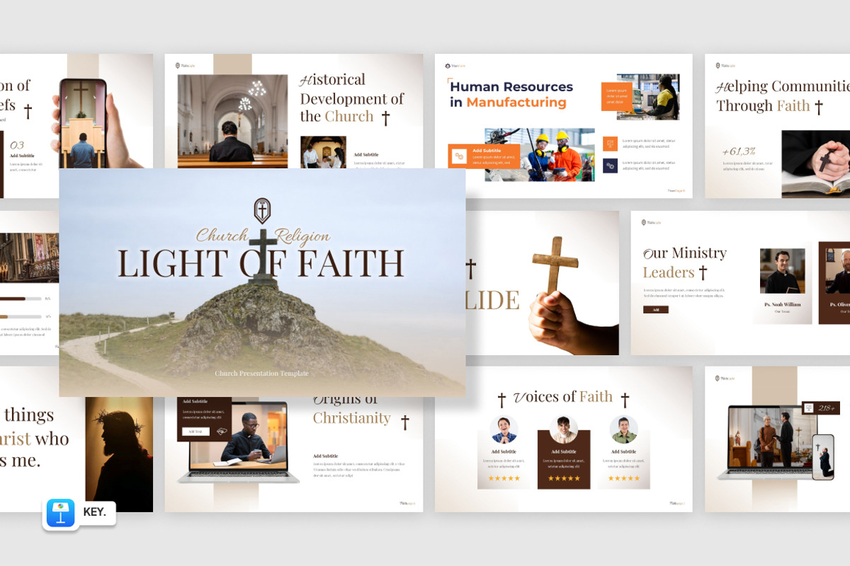 Church and Religion Keynote, a Presentation Template by Loin Studio (Photo 1 of 4)
