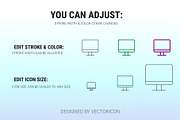 Tech and Gadget outline icon set, an Outline Icon by Icons (Thumbnail 3 of 3)