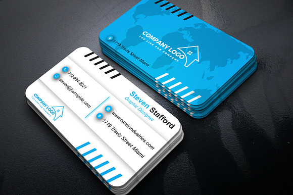 Creative Business Card PSD preview 7