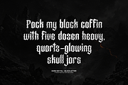 Dork Neytal | Black Metal Font, a Blackletter Font by Denustudios (Thumbnail 6 of 12)