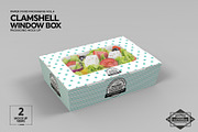 Clamshell Window Box Mockup, a Packaging Mockup by INCDesign (Thumbnail 4 of 7)