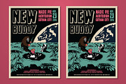 Hand Drawn Cartoon Space Flyer, a Flyer Template by ashenterprise (Thumbnail 2 of 3)