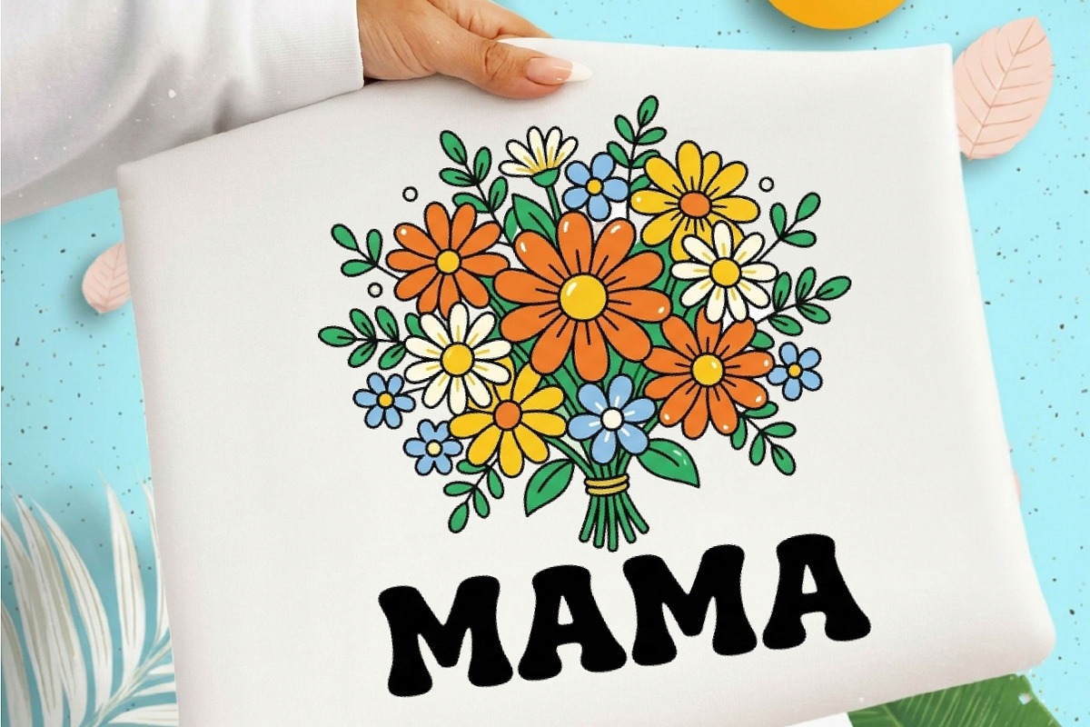Floral Mama Png, Mother's Day Png, a Seasonal Illustration by Designking (Photo 1 of 6)