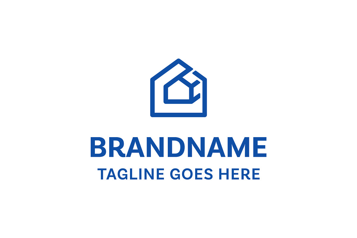Letter E Home Modern Logo, a Branding & Logo Template by Pray Art Design Studio (Photo 1 of 2)