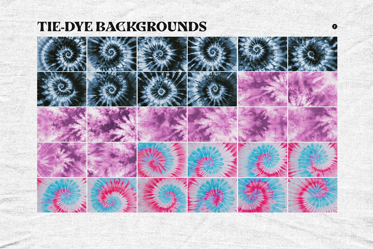 Tie-Dye Backgrounds, a Background Graphic by Freezerondigital (Photo 8 of 14)