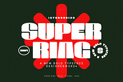 Super Ring - Display Bold Sans, a Sans Serif Font by Typeformers (Thumbnail 1 of 5)
